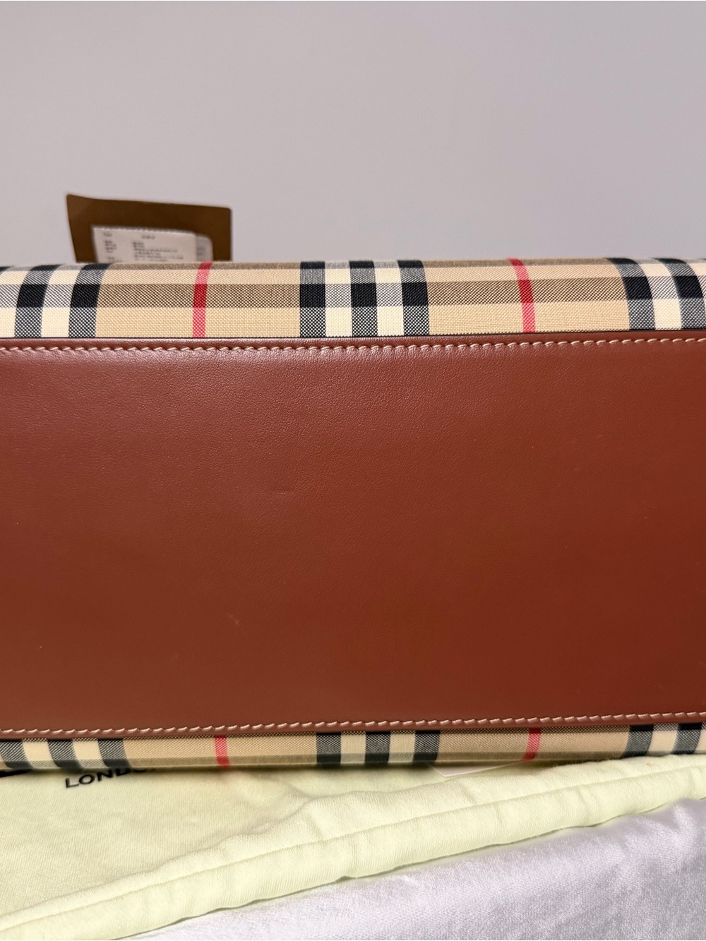 Burberry Small Title Bag Vintage Check NWT | Featured on HBO Succession - Picture 11 of 14